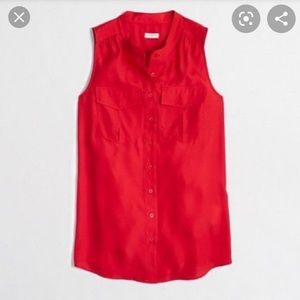 J crew button down top